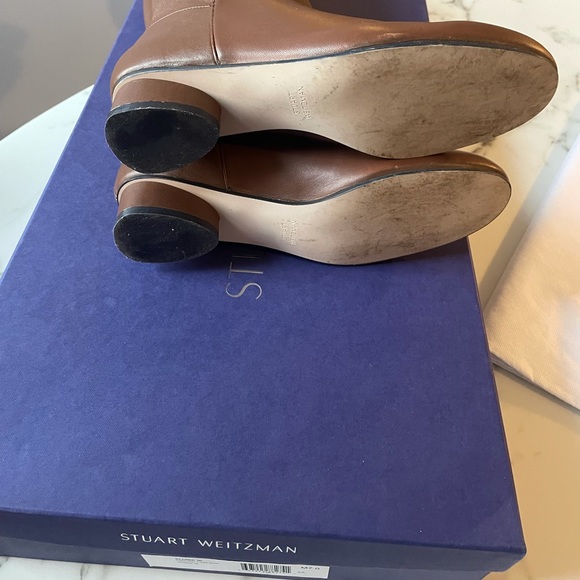 Rare Leather Stuart Weitzman Eloise 30 Leather Boot - 7 - Picture 4 of 4
